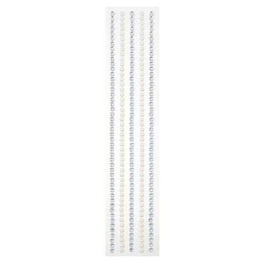 12 Packs: 5 ct. (60 total) Rhinestone and Pearl Borders by Recollections™